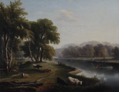 Vue de la Tamise à Twickenham, 1820 - William Havell